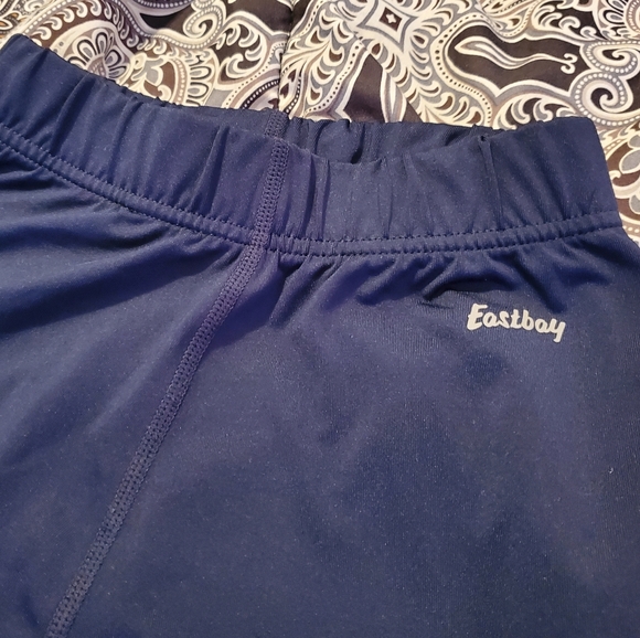 *2-for-$10* Eastbay Running Compression Shorts, Navy Blue, Size Small - Picture 2 of 4